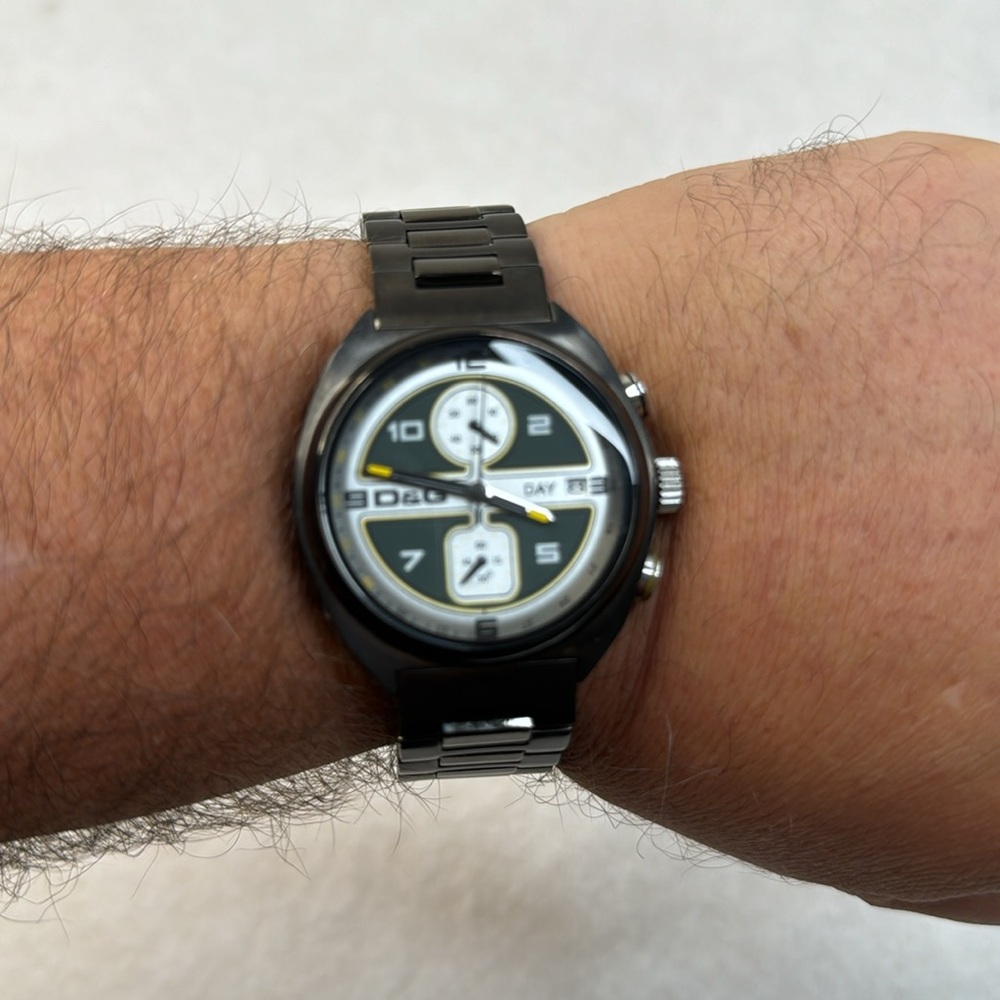 DOLCE & GABBANA D&G NEW MEN’S GUNMETAL SPORTS WATCH - Picture 10 of 12